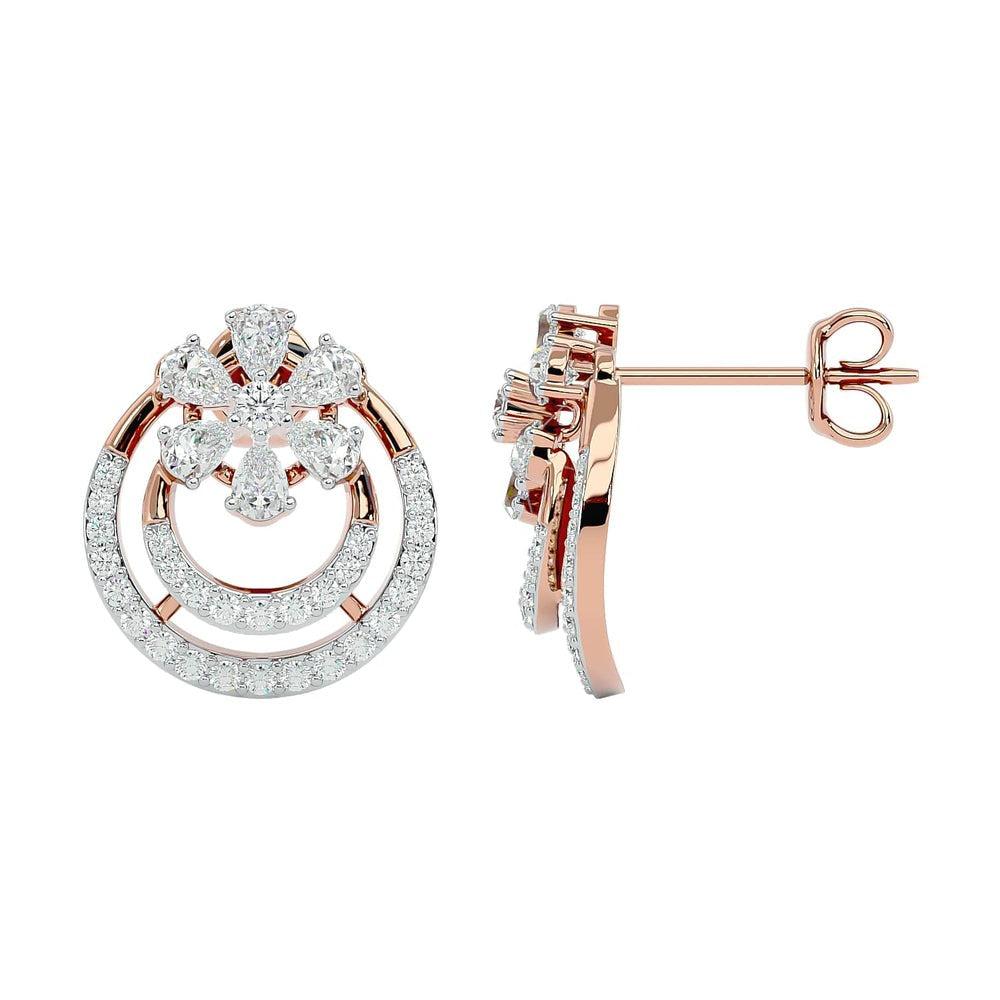 Adornments Stud Lab Diamond Earrings