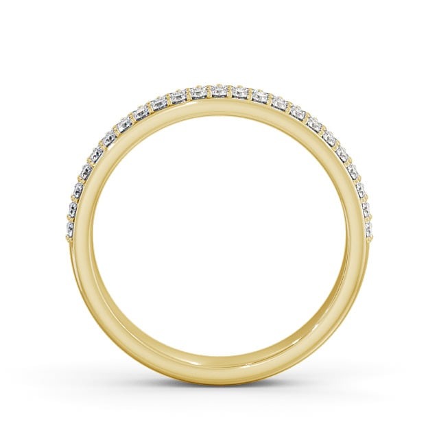 Alma Half Eternity Round Lab Diamond Pave Ring