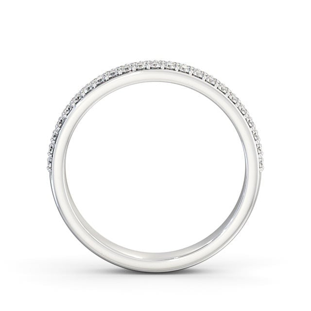 Alma Half Eternity Round Lab Diamond Pave Ring
