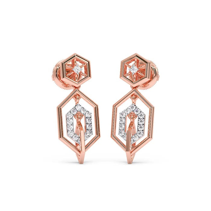 Artistic Moissanite Earrings