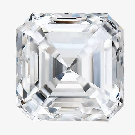 Asscher Cut Moissanite Loose Stone