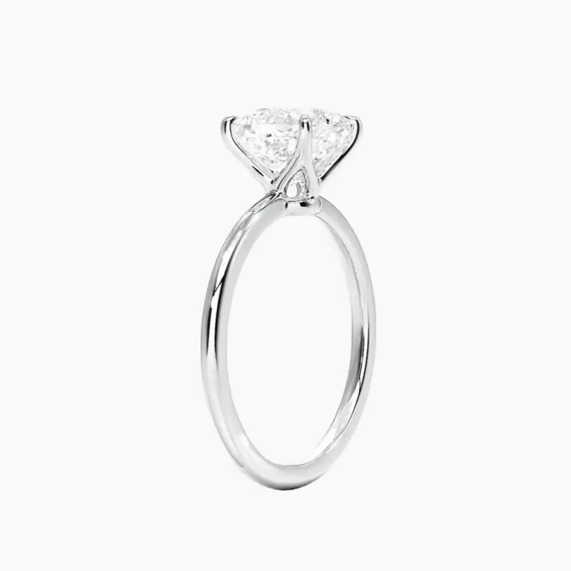 Brielle Cushion Solitaire 1.5 Carat Lab Grown Diamond Engagement Ring in 18K Rose Gold