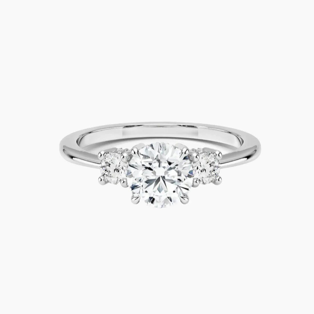 Seraphina Round Hidden Halo 1.5 Carat Lab Grown Diamond Engagement Ring in 14K Rose Gold