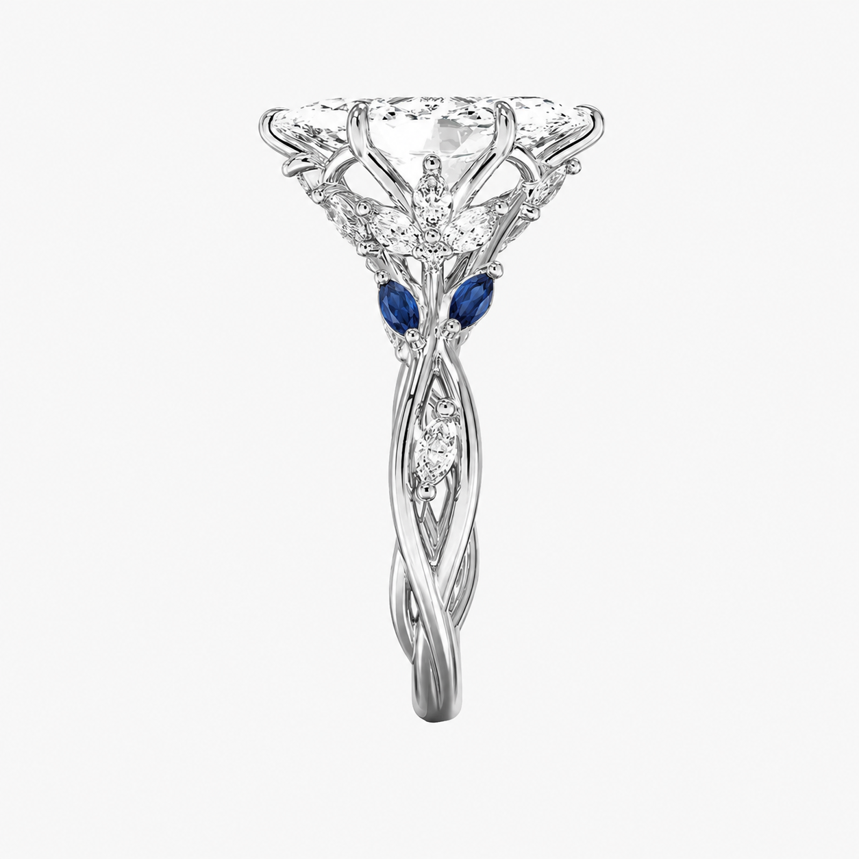 Florence 1.5 Carat Marquise Cut Solitaire Lab Grown Diamond Ring in 18K Rose Gold - View 15