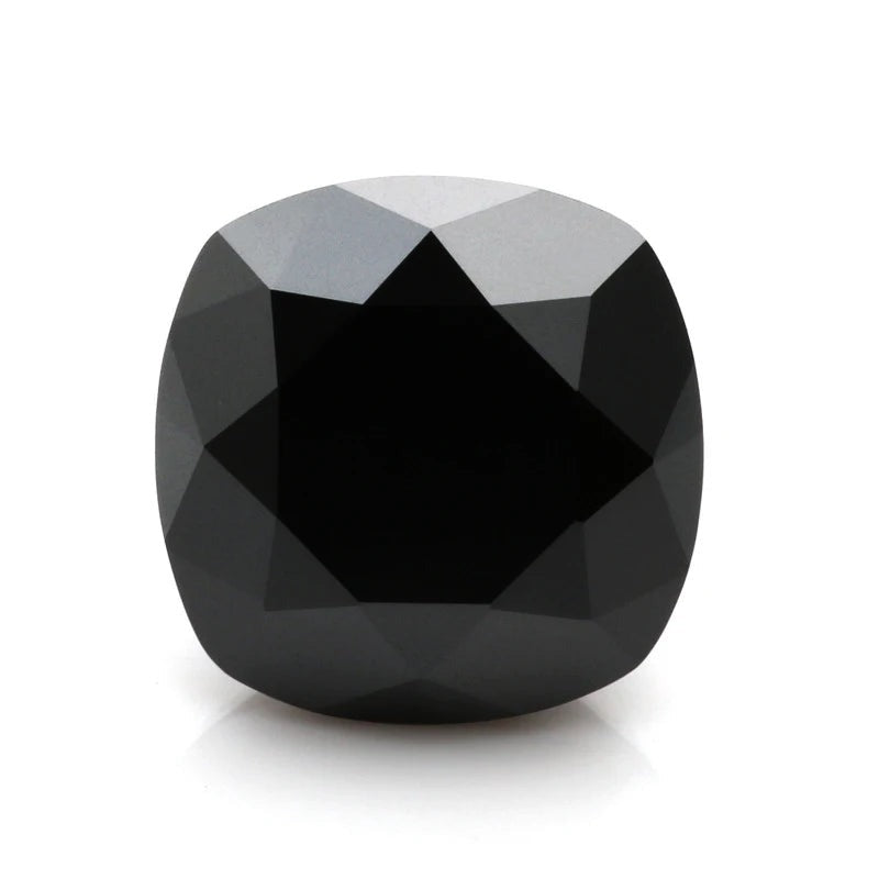 Black Radiant Shape Certified Moissanite