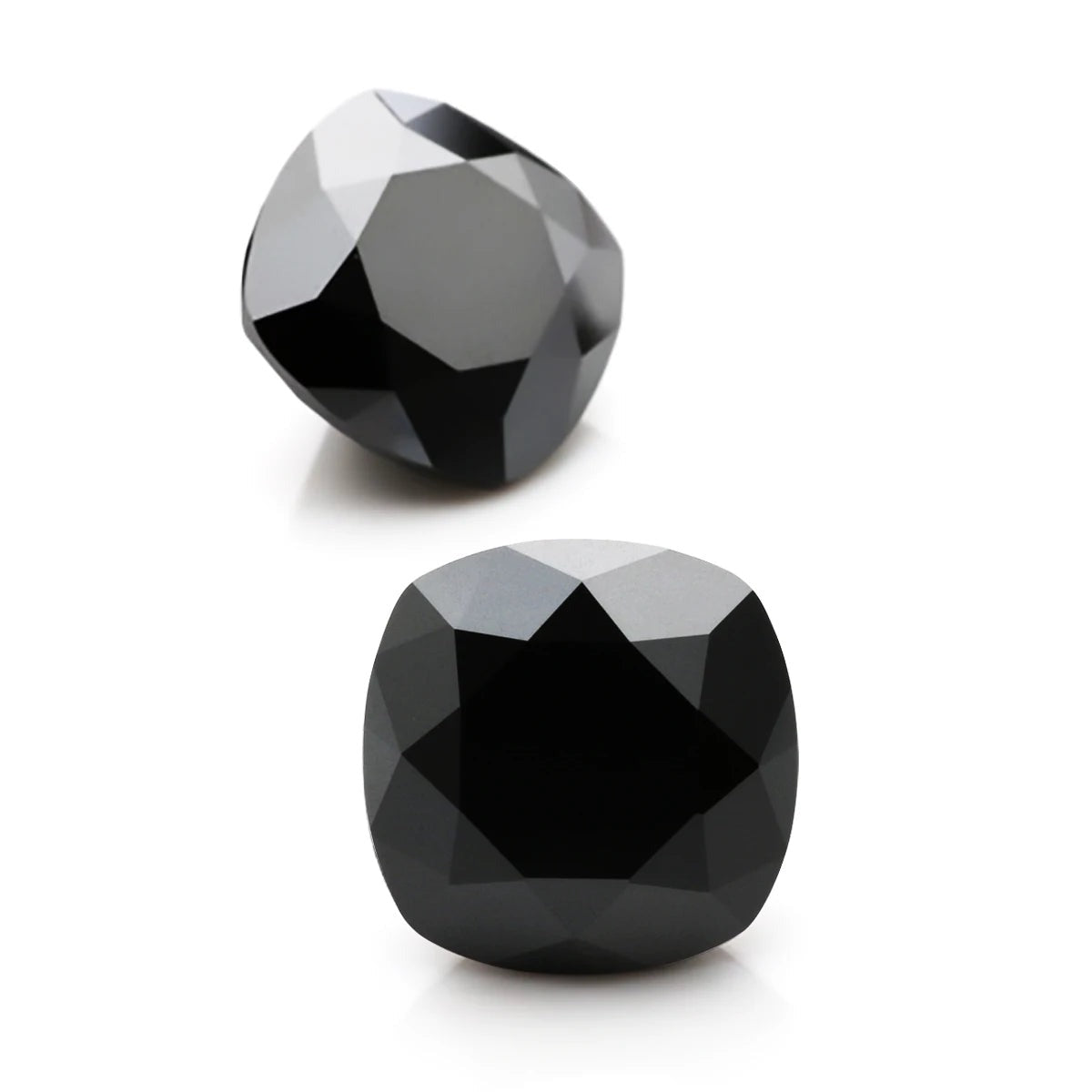 Black Radiant Shape Certified Moissanite