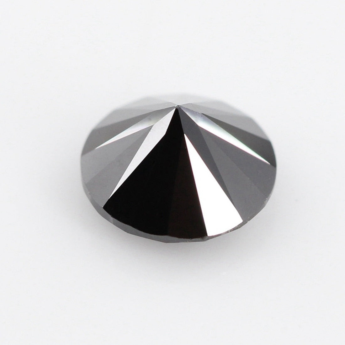 Black Round Shape Certified Moissanite