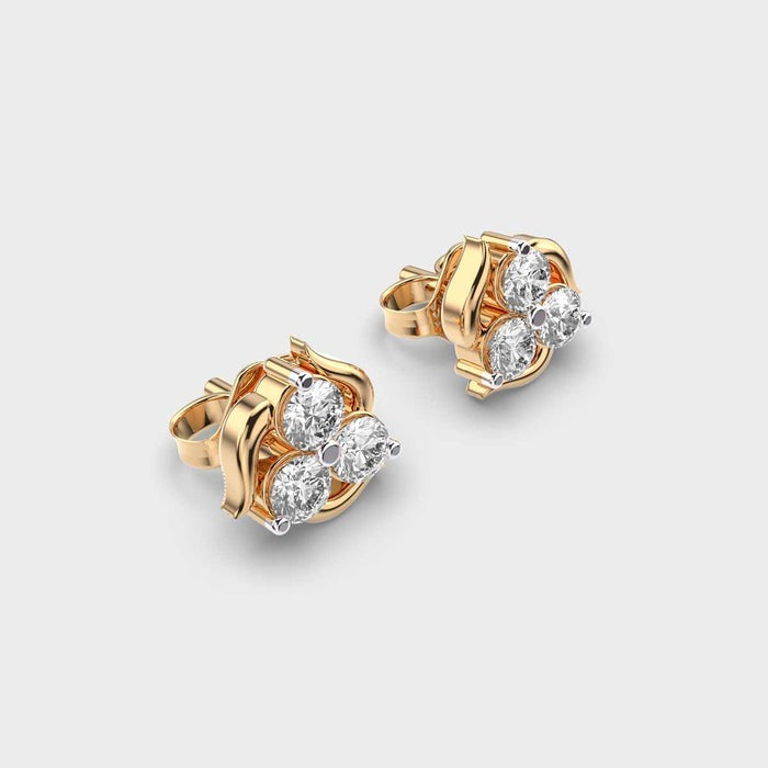 Blooming Buds Moissanite Earrings