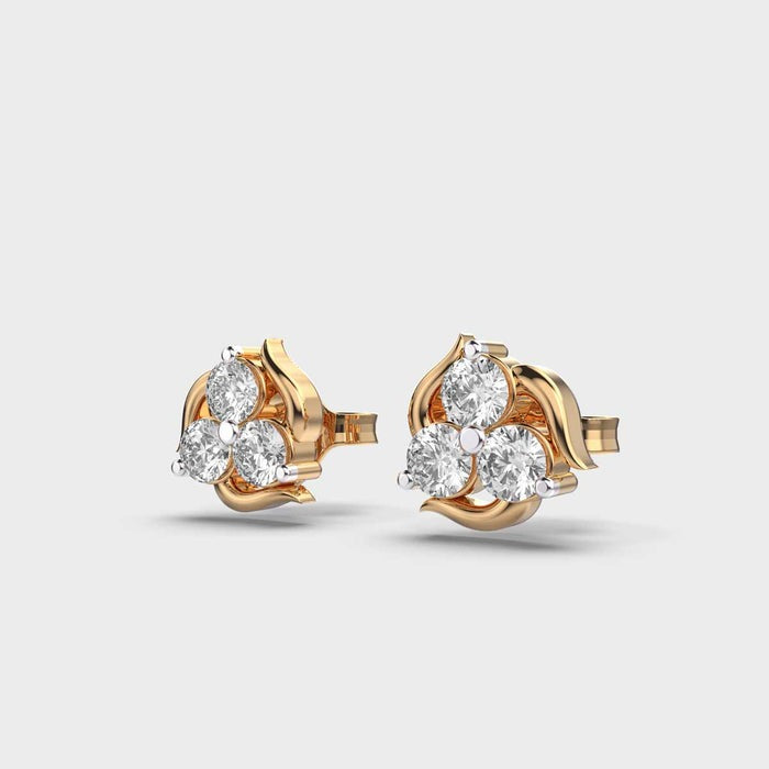 Blooming Buds Moissanite Earrings