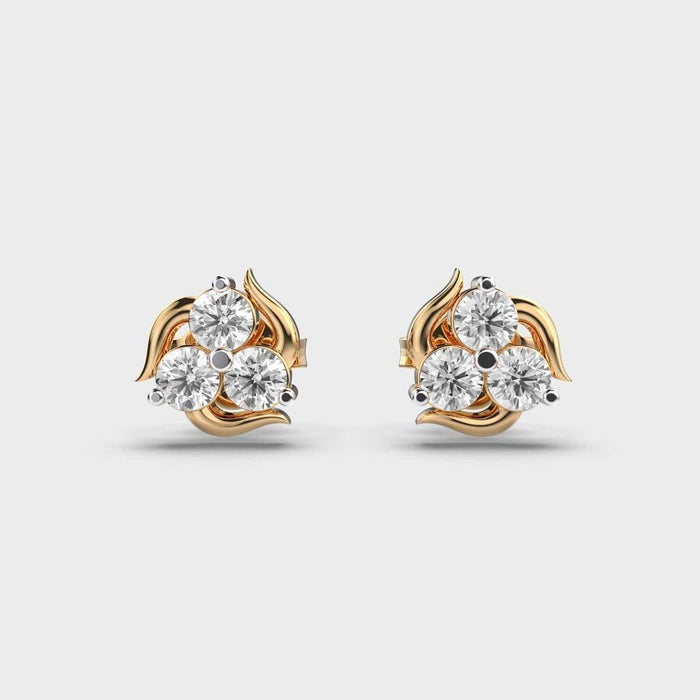 Blooming Buds Moissanite Earrings