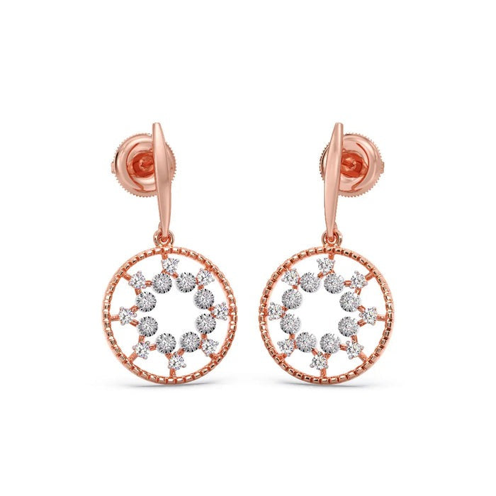 Bohemian Dangle Moissanite Earrings