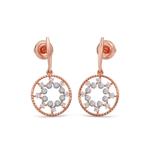 Bohemian Dangle Moissanite Earrings