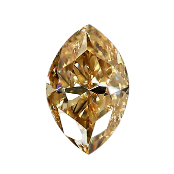 Champagne Marquise Shape Certified Moissanite
