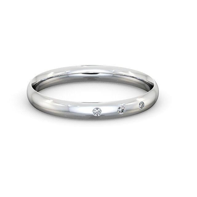 Clara Three Round Lab Diamond Traditional Court Ring