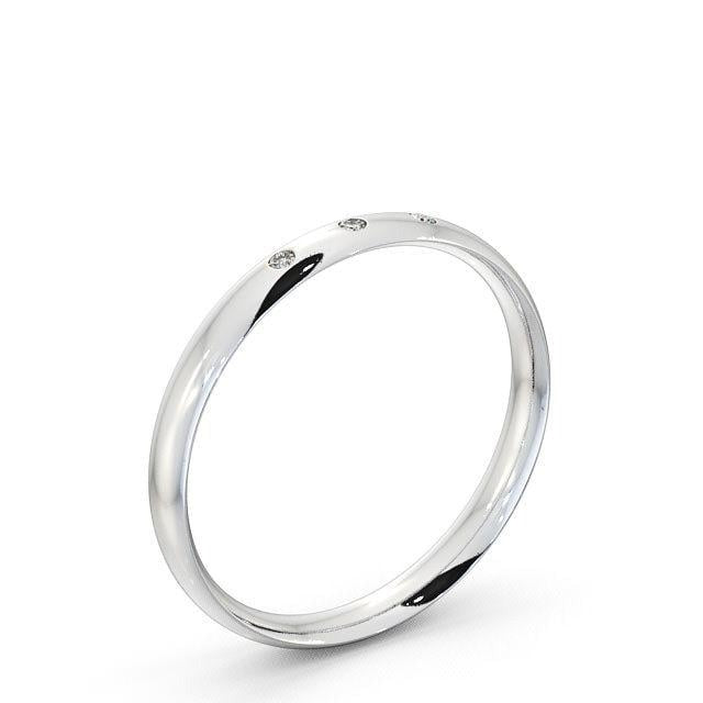 Clara Three Round Lab Diamond Traditional Court Ring