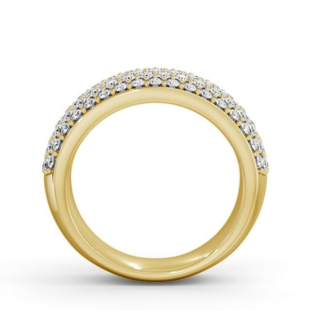 Cleo Pave Half Eternity Lab Diamond 0.70ct Cluster Style Ring