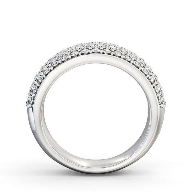 Cleo Pave Half Eternity Lab Diamond 0.70ct Cluster Style Ring