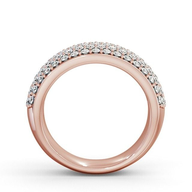 Cleo Pave Half Eternity Lab Diamond 0.70ct Cluster Style Ring