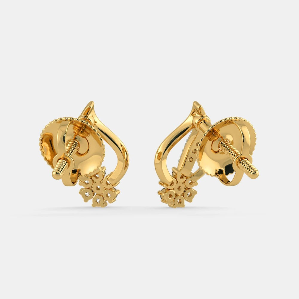 Cosmic Charm Lab Diamond Earrings