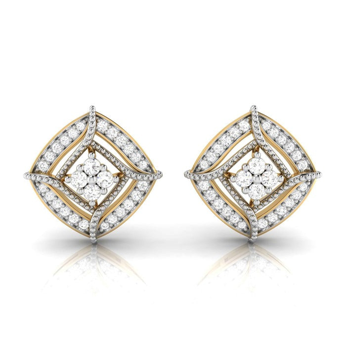 Cosmic Lab Diamond Earrings 