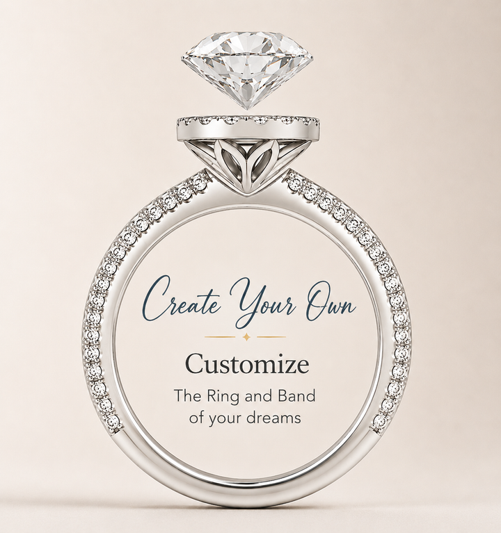 Custom Lab Grown Diamond Engagement Ring - Custom Orders