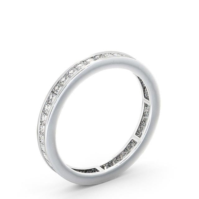 Daisy Full Eternity Princess Lab Diamond Channel Set Ring