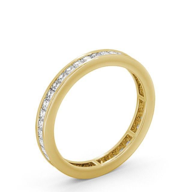 Daisy Full Eternity Princess Lab Diamond Channel Set Ring