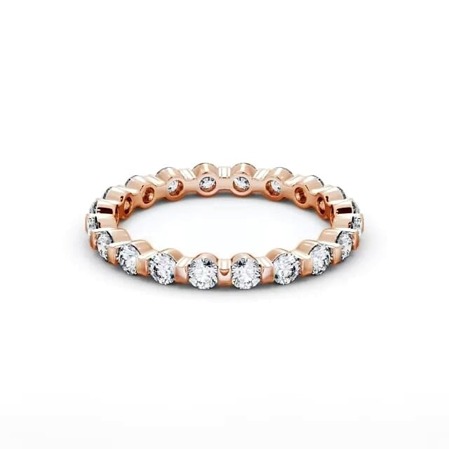 Daisy Full Eternity Round Lab Diamond Tension Set Ring