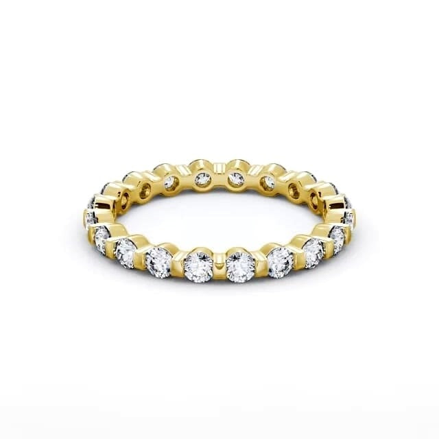 Daisy Full Eternity Round Lab Diamond Tension Set Ring