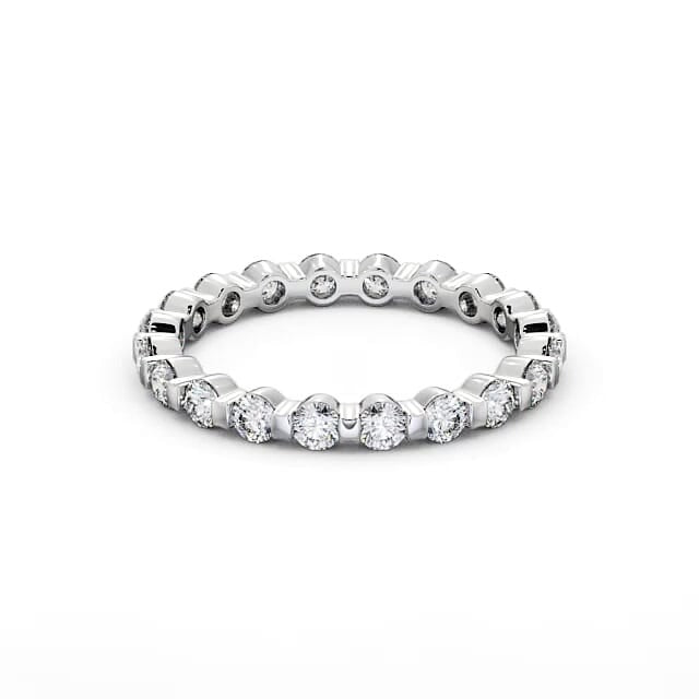 Daisy Full Eternity Round Lab Diamond Tension Set Ring