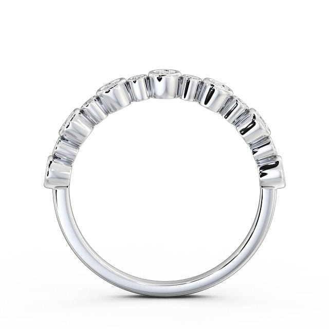 Daisy Half Eternity Round Lab Diamond Bezel Set Ring