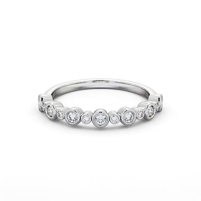 Daisy Half Eternity Round Lab Diamond Bezel Set Ring