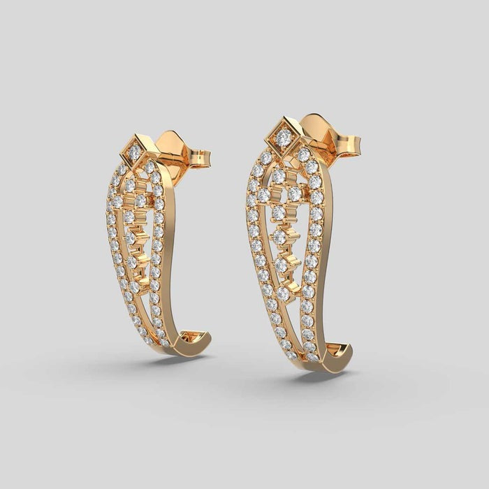 Delicately Charming Lab Diamond Earrings