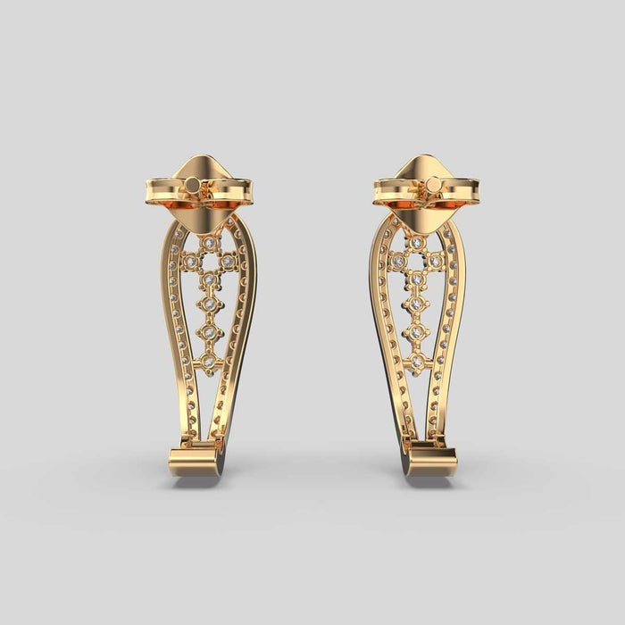 Delicately Charming Lab Diamond Earrings