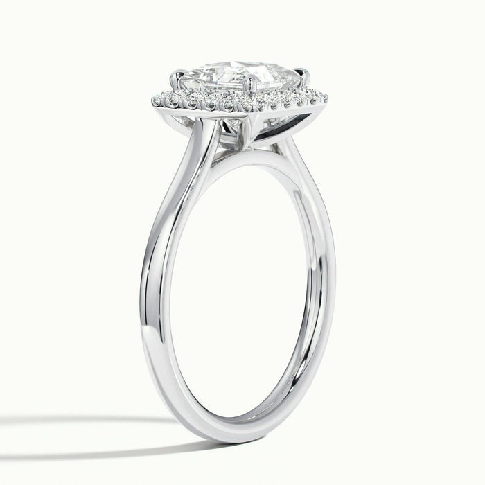 Delight Princess Oberon Plain Moissanite Engagement Ring