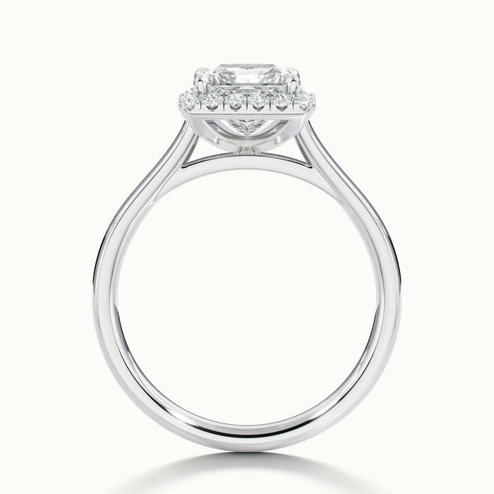 Delight Princess Oberon Plain Moissanite Engagement Ring