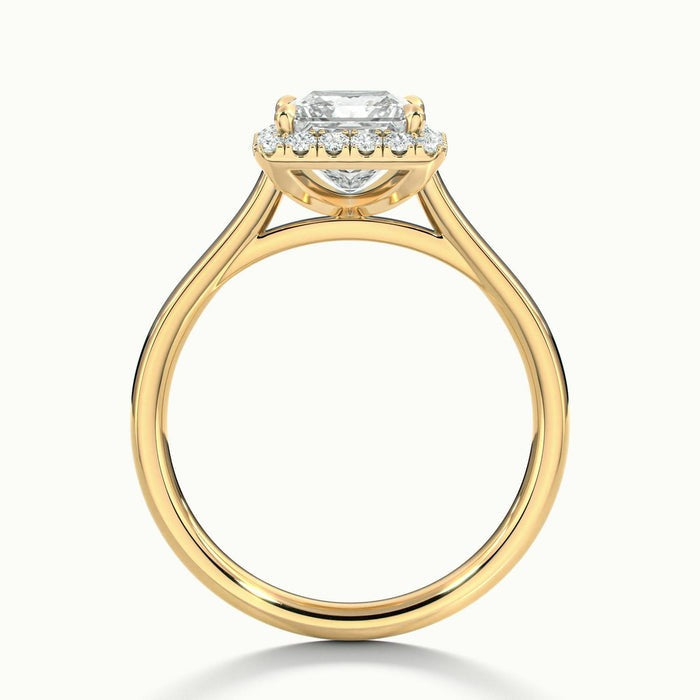 Delight Princess Oberon Plain Moissanite Engagement Ring