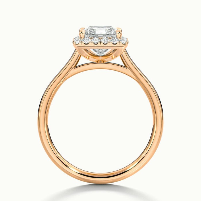 Delight Princess Oberon Plain Moissanite Engagement Ring