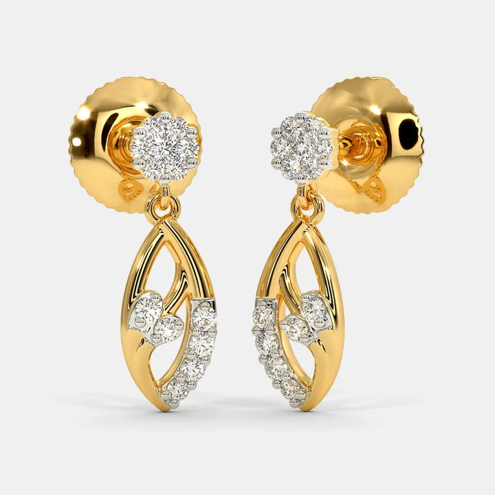 Elegance Stud Lab Diamond Earrings