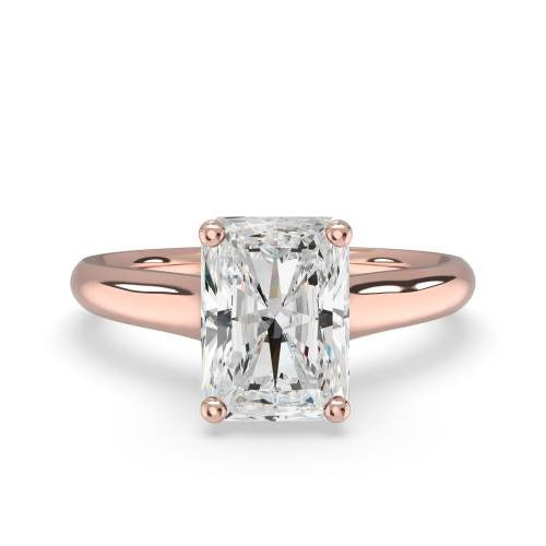 Elegant Radiant Lab Grown Diamond Engagement Ring