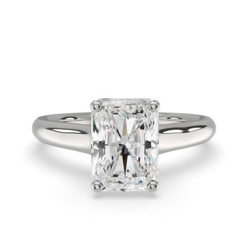 Elegant Radiant Lab Grown Diamond Engagement Ring