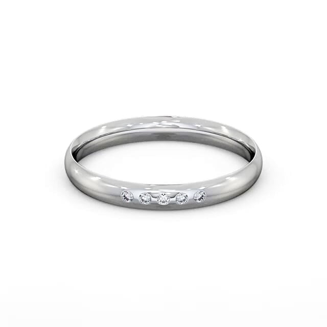 Elise Five Round Lab Diamond Traditional Court Ring