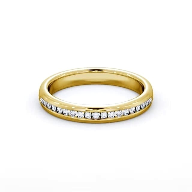Ella Round Lab Diamond Channel Set Ring
