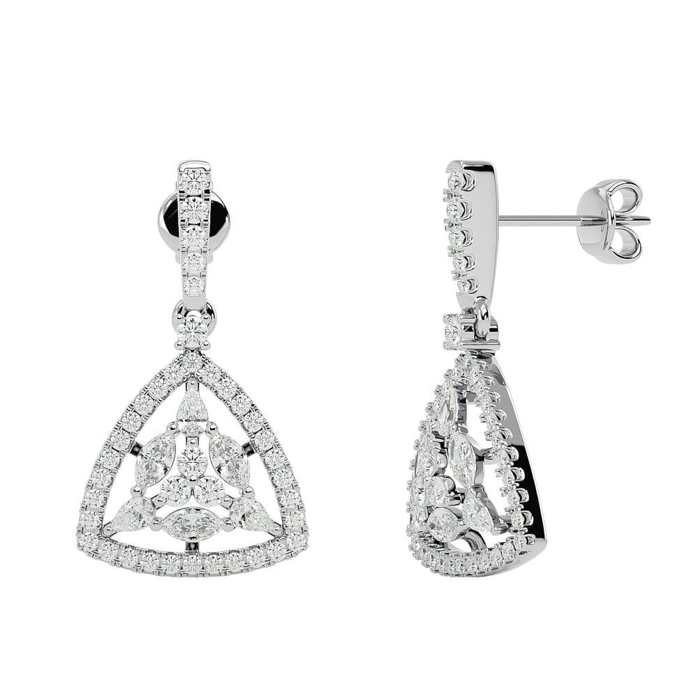 Elliot Drop Lab Diamond  Earrings