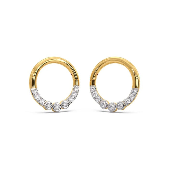 Embrace Moissanite Hoops Earrings