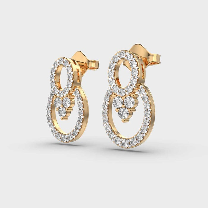 Enchanting Lab Diamond Earrings