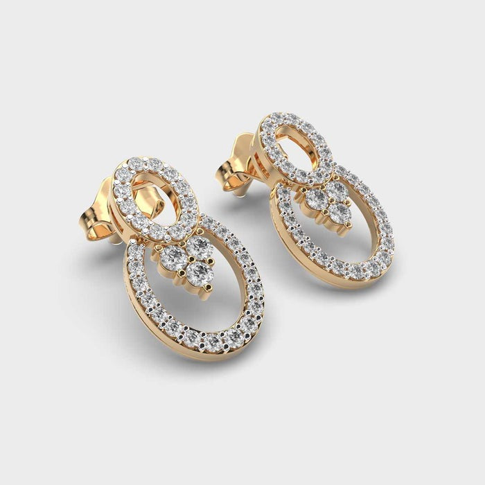 Enchanting Lab Diamond Earrings