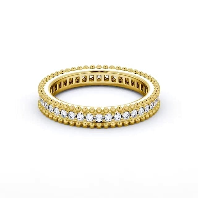 Esme Full Eternity Round Lab Diamond Sphere Detailed Ring