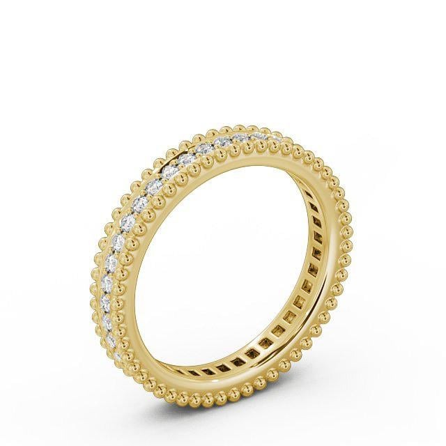 Esme Full Eternity Round Lab Diamond Sphere Detailed Ring 