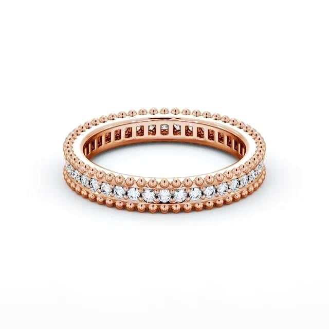 Esme Full Eternity Round Lab Diamond Sphere Detailed Ring